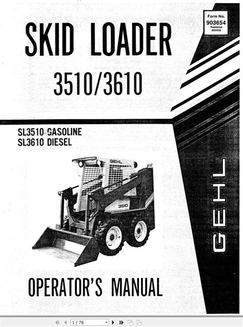 gehl 3510 skid steer specs|gehl 3510 problems.